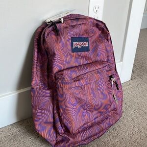 JanSport SuperBreak Plus Moire Ripples Backpack